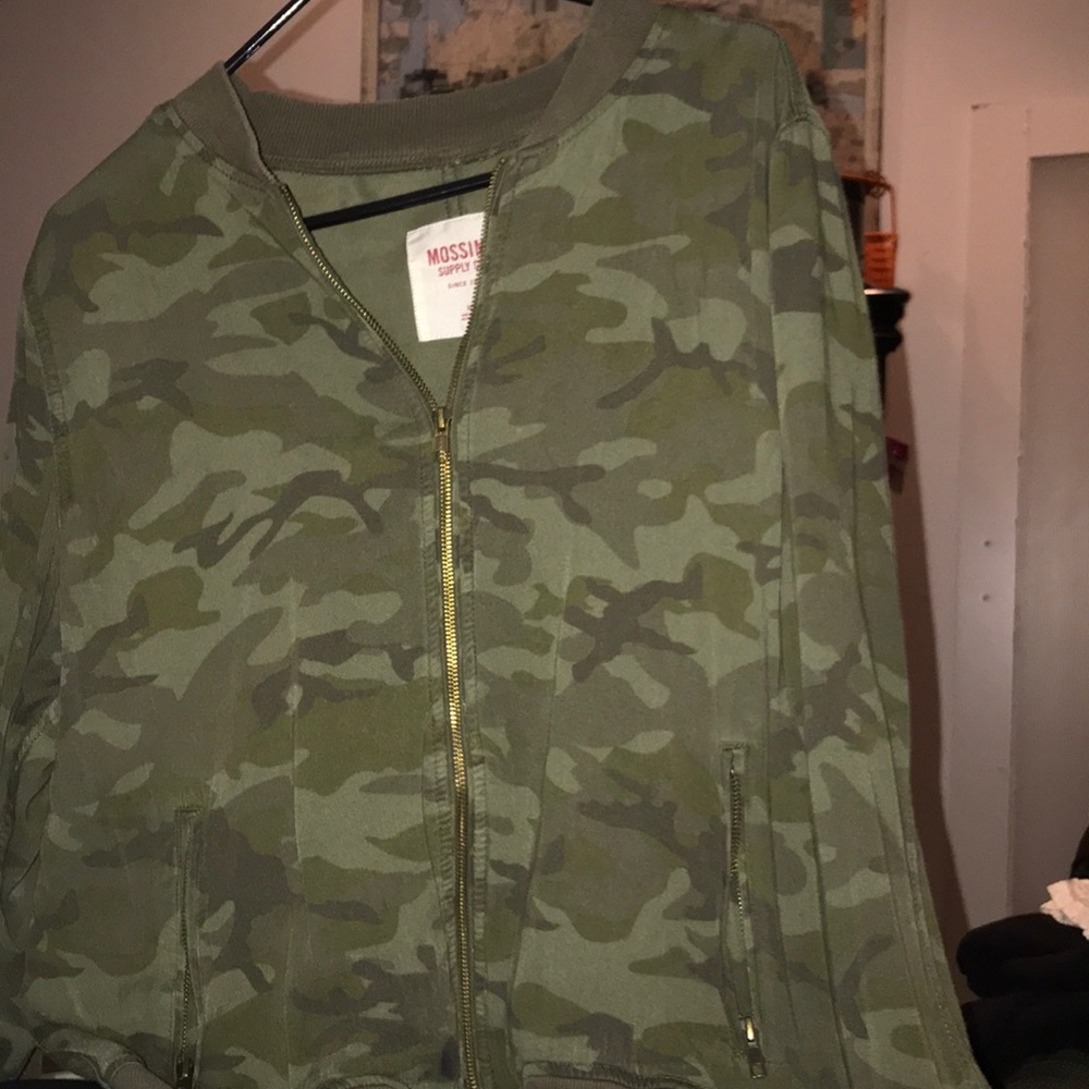 Army bomber jacket.
